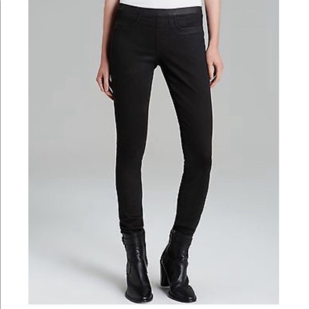 Helmut Lang Dark Wash Pull On Skinny Jeans Size 27